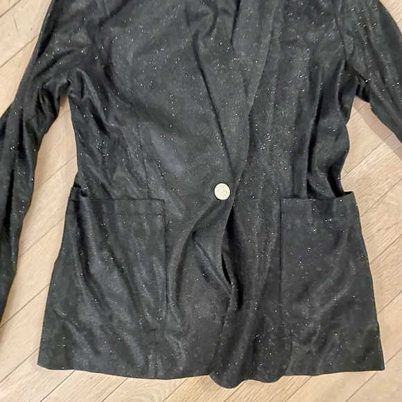 She La La sparkly fitted black blazer NWT - Picture 3 of 4